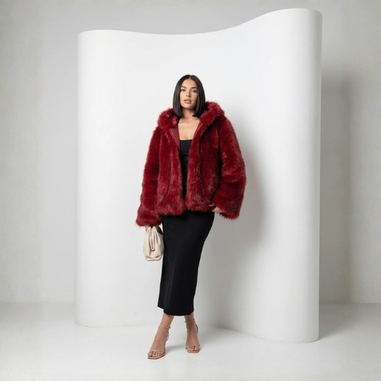 Ramsey | Chaqueta de Piel Sintética con Capucha