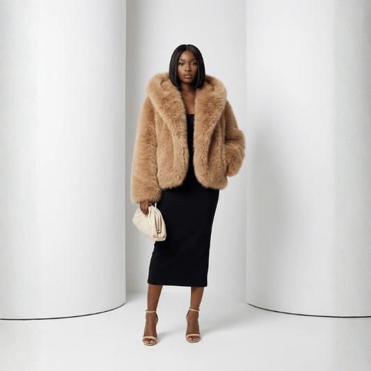 Ramsey | Chaqueta de Piel Sintética con Capucha