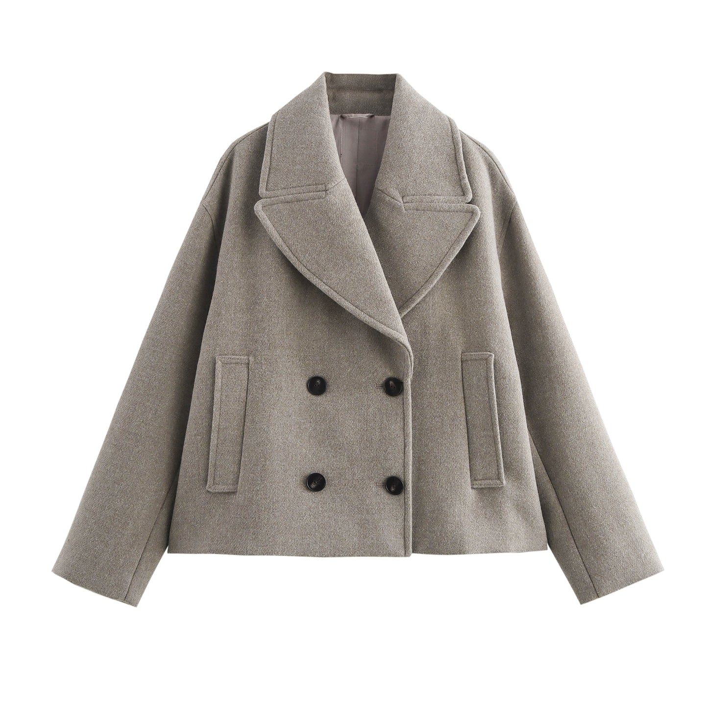 Coat Verona | Blazer de Lana con Solapa Grande