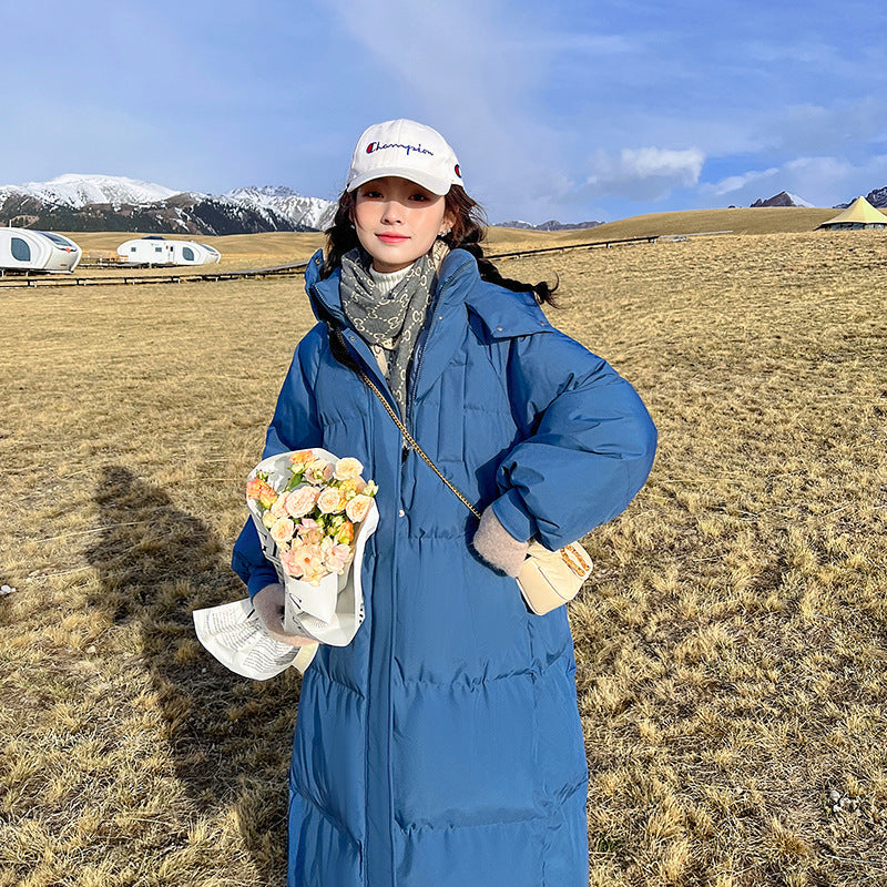 Granty | Abrigo Largo con Capucha y Acolchado