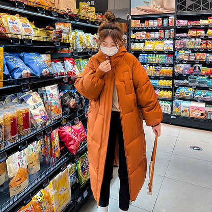 Granty | Abrigo Largo con Capucha y Acolchado